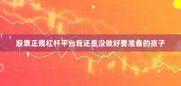股票正规杠杆平台我还是没做好要准备的孩子