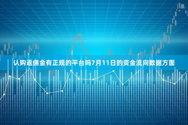 认购返佣金有正规的平台吗7月11日的资金流向数据方面